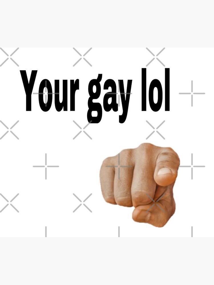 Gay meme Sticker for Sale by MaddyVG | Redbubble