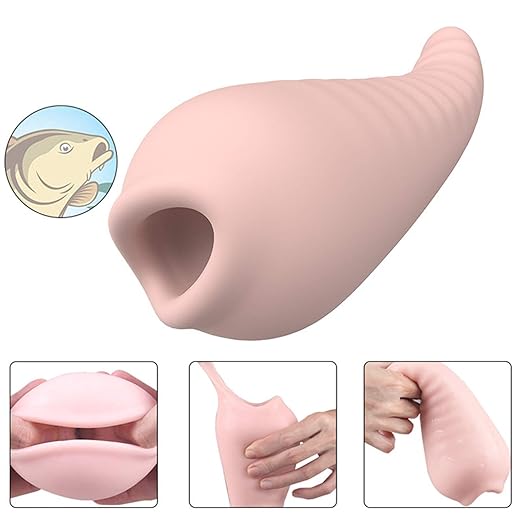 Soft Fish Mouth Deep Throat Oral Male Masturbator Artificial Vagina Real Pocket Blowjob Adult Erotic Sex Toys for Men