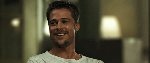 Image result for young brad pitt gif